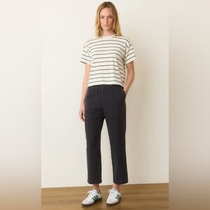 Marine Layer |‎ Elle Relaxed Crop Pants | Color/Phantom | Large | Like New!!